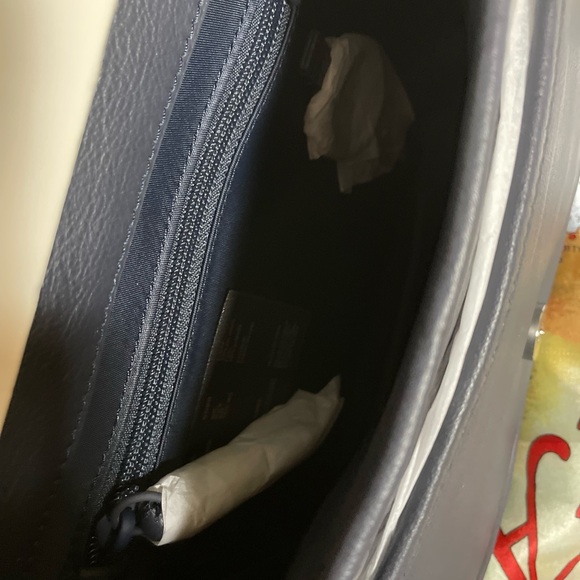 NWT. Lacoste Women's Court Line Contrast Piping Small Hobo Bag - Picture 8 of 13